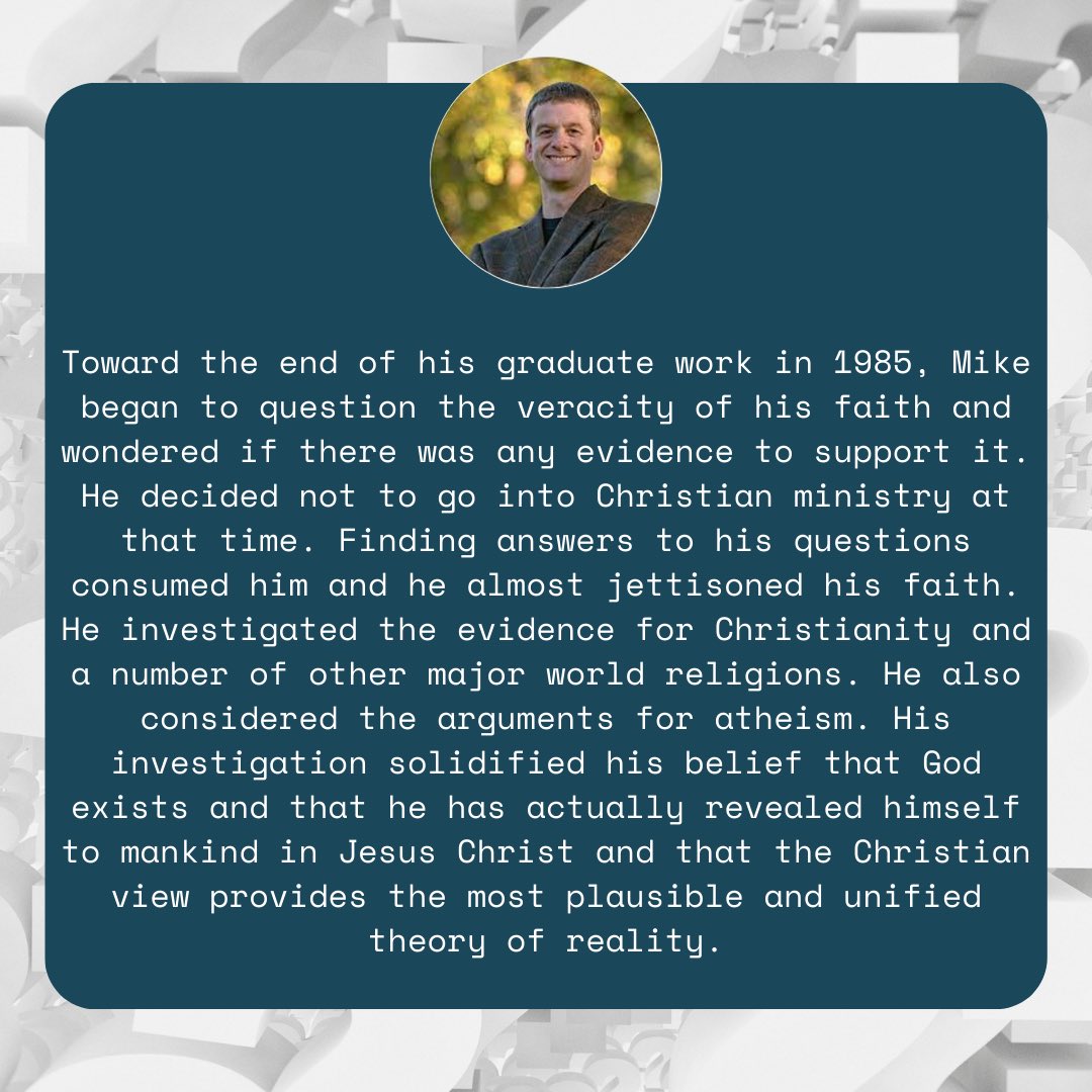 diganddelveott's tweet photo. ✨Speaker Spotlight✨ 

Swipe to learn more about this year’s speaker, Mike Licona ~>
👀👀 https://t.co/pNopLBIvuS