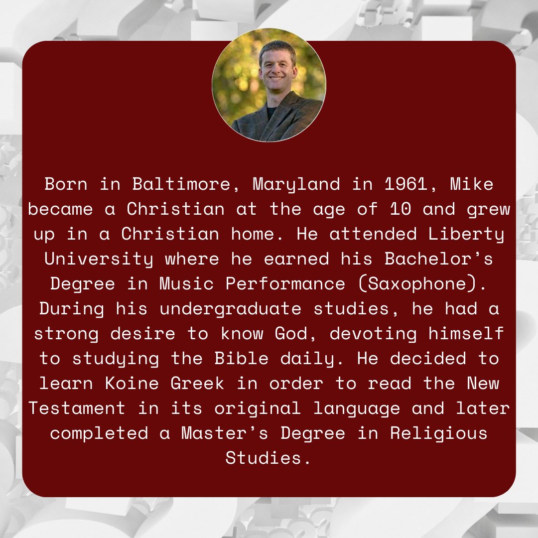diganddelveott's tweet photo. ✨Speaker Spotlight✨ 

Swipe to learn more about this year’s speaker, Mike Licona ~>
👀👀 https://t.co/pNopLBIvuS