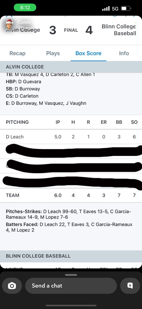 wtrsaver's tweet photo. @drew_leach27 with another solid outing. This was the first start his mother and I were able to see together since high school!! Keep working hard. https://t.co/wGCMgr8oO5