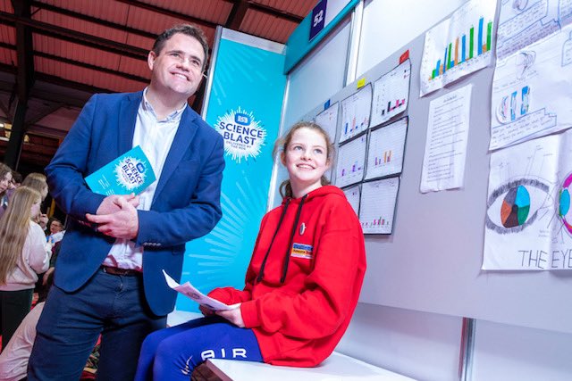 nealerichmond's tweet photo. Over 420 amazing projects on show from schools across Dublin at #ESBScienceBlast in the RDS, great fun!

Well done to the teams from:

-Holy Trinity NS, Leopardstown 
-Ballinteer ETNS 
-Our Ladys NS, Clonskeagh
-Kilternan CofI NS https://t.co/TpoKDqiH1u