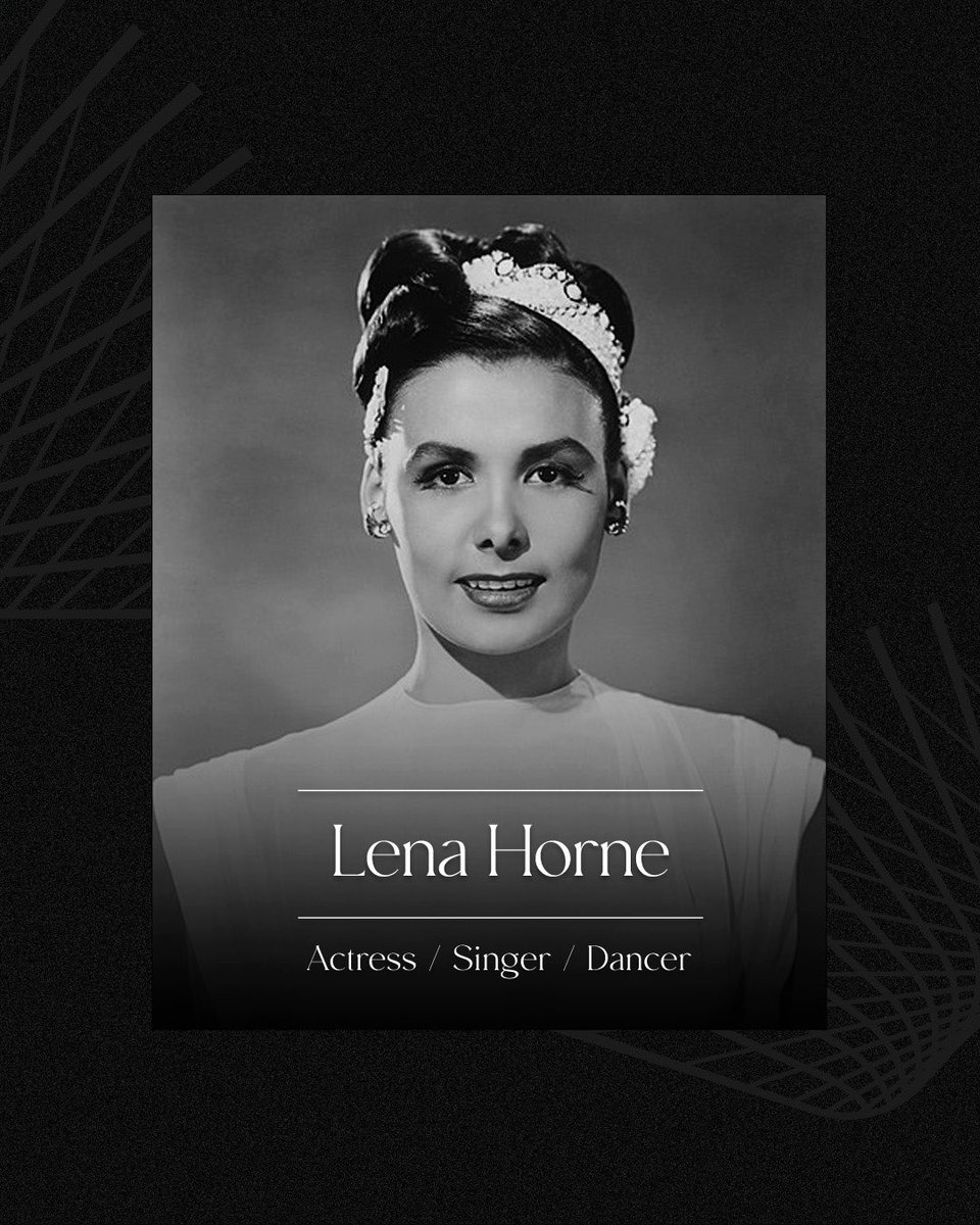 bosemanfdn's tweet image. #LenaHorne was a trailblazing entertainer who played a crucial role in pushing representation forward in the industry (Source: @CNN and @PBS). #representationmatters 🎭