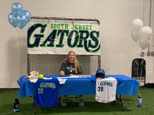 FTMHSsoftball's tweet photo. Chloe had a signing day with her travel team this weekend! Excited to see what the future holds for her as she continues her career at the next level! But first, senior year⚡️⚡️⚡️ https://t.co/t35bQOxytd