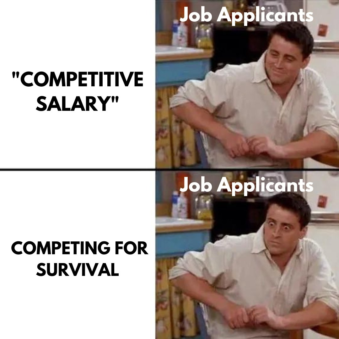 #hiring #hr #competitivesalary #meme #humor