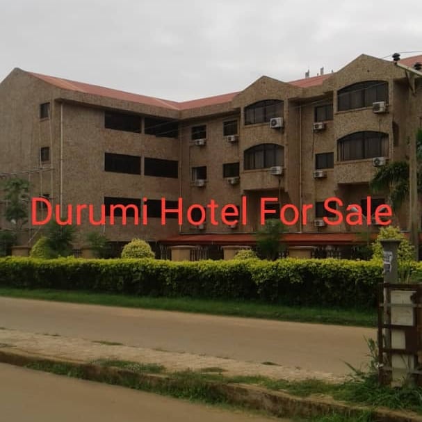 DURUMI DISTRICT, ABUJA: THIS SOLIDLY BUILT 72 ROOMS HOTEL:#2.5 BILLION ONLY ASKING:08132442927