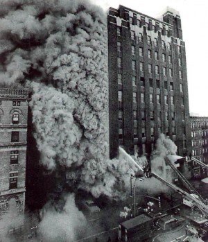 Today marks the 48th anniversary of the New York Telephone fire. A massive fire located in a telephone exchange building. 
The thick black smoke was saturated with dangerous chemicals from the burning PVC's (polyvinyl chlorides) used in the cables.