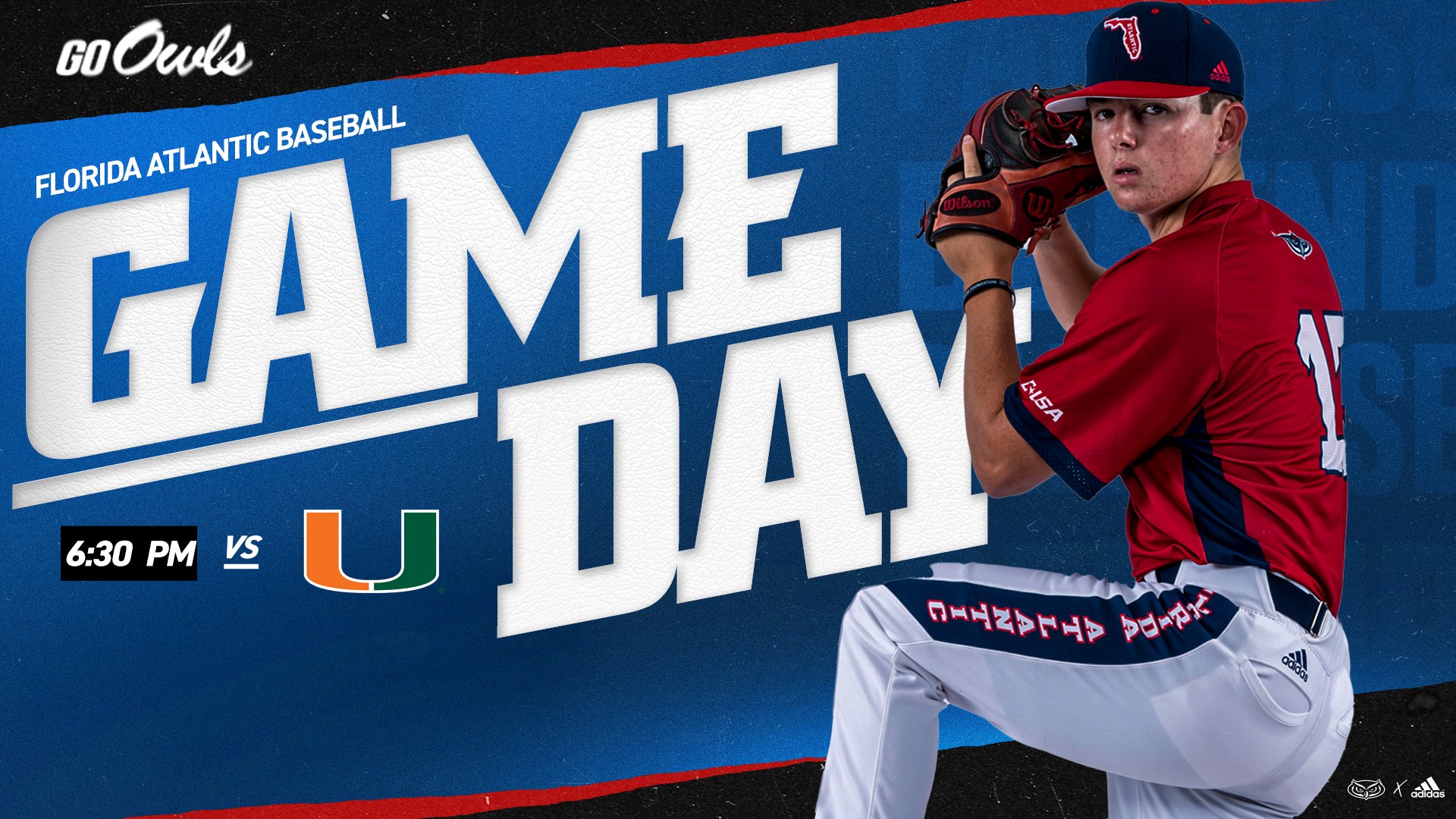 Florida Atlantic Baseball on Twitter "GAMEDAY! It's a RED OUT🔴 vs. the