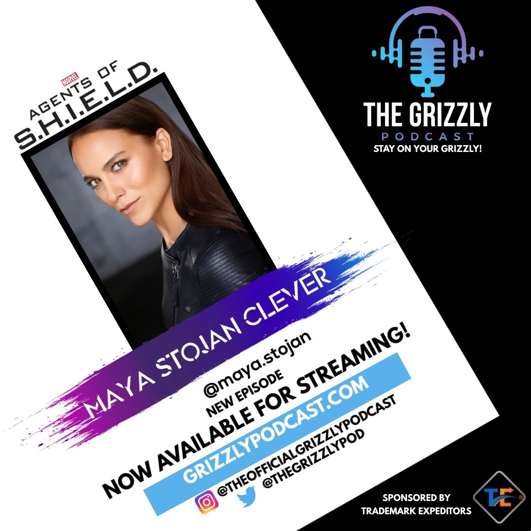 Episode 39 of @TheGrizzlyPod hosted by @IrvinUrban featuring Actress and Producer @MayaStojan is now available for streaming on our website (grizzlypodcast.com), and on all major podcast platforms! grizzlypodcast.com/episodes/episo…