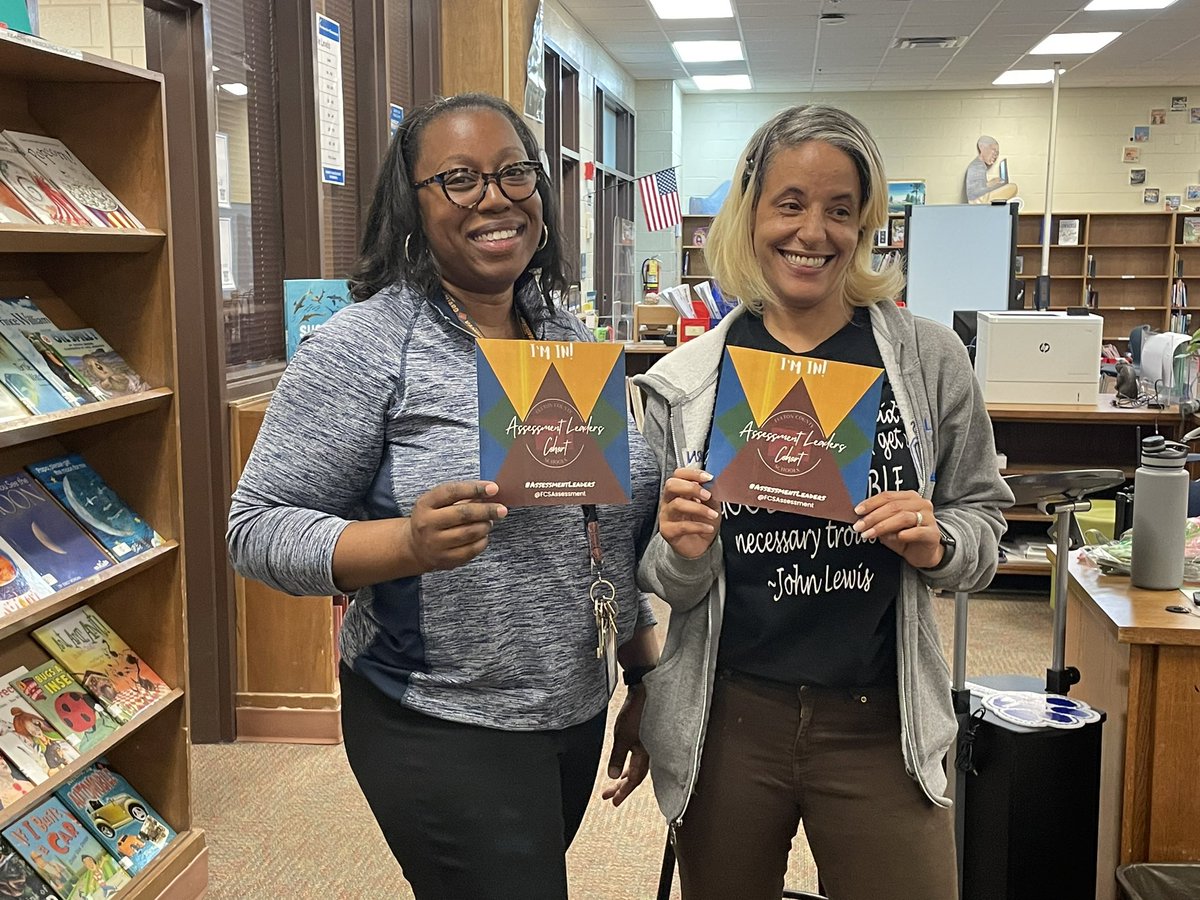 DrAShowers's tweet photo. They’re in! Congrats to Ms. Jones and and Ms. Jacobs for being selected for the #AssessmentLeadersCohort ! @FCSAssess @KGeducator8 @DMills01  @SeabornLeeES https://t.co/j6WBbMihyj