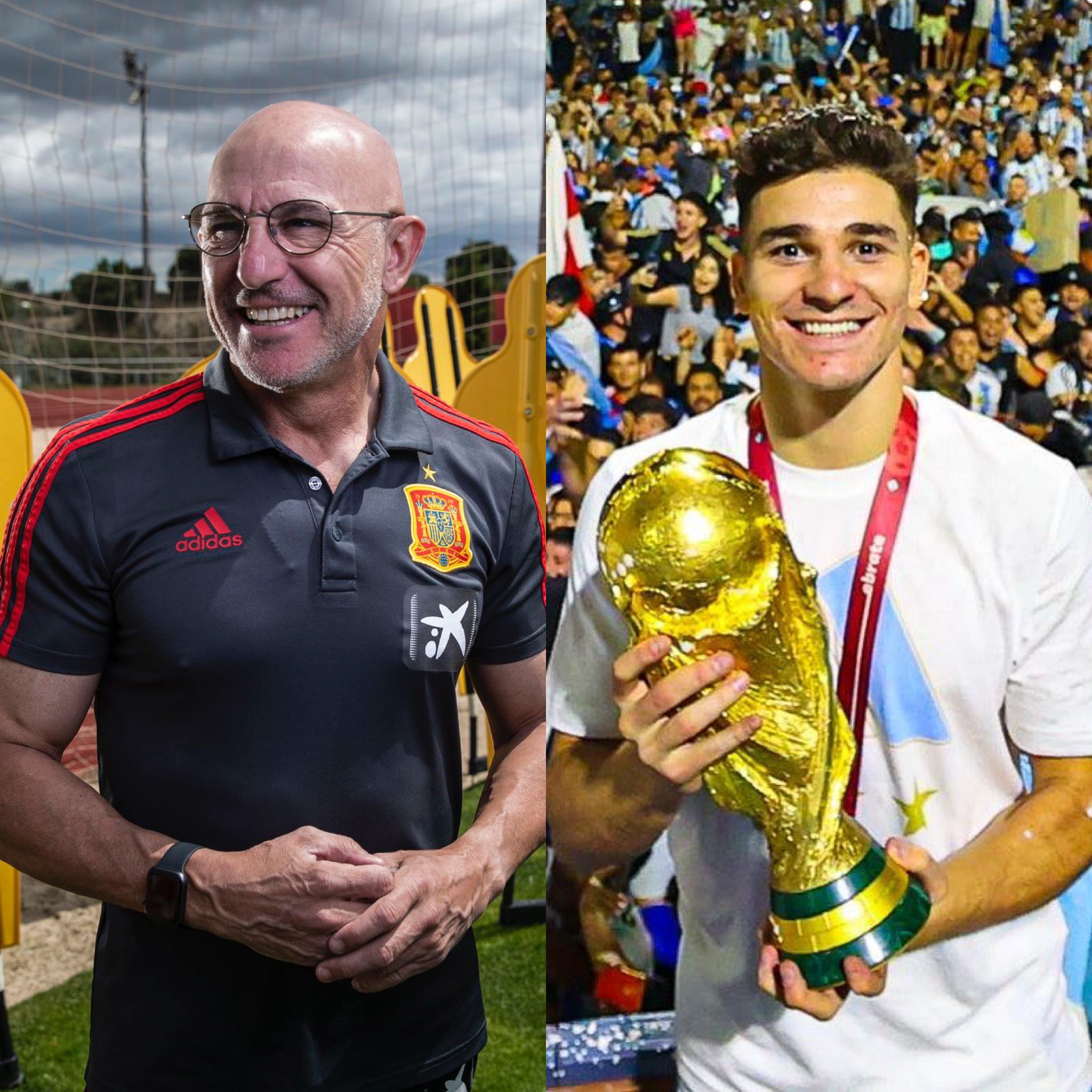 Twitter-এ Ataque Futbolero: "🇪🇸 Luis de la Fuente, DT de España, eligió a Julián Álvarez como MEJOR JUGADOR DEL MUNDO en sus votos para The Best. Tipazo total. 🇦🇷👏🏼 https://t.co/sWyM0Vt7Rh" / টুইটার