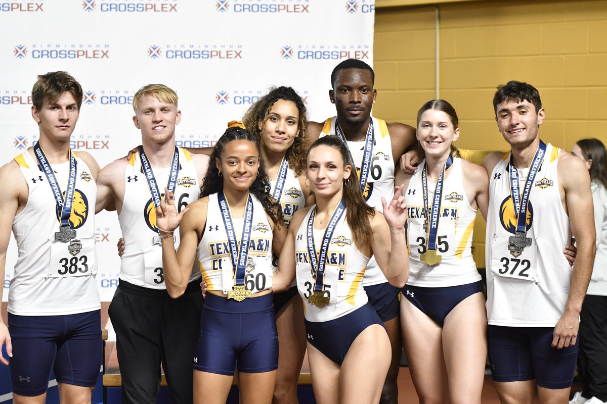 Lion_Track's tweet photo. FINISHING STRONG!! 
@tamuc was the only school to reach the podium in both 4x400 meter relays! #UnleashTheBeast https://t.co/3pRonCEGjE