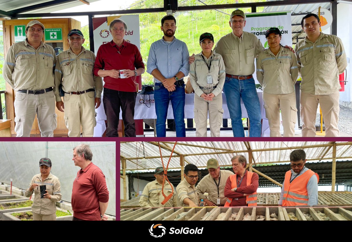 SolGoldEc's tweet photo. Recibimos la visita de Roberto Salas, Secretario de Inversiones Público - Privadas, que realizó un recorrido por el #ProyectoCascabel.

Reiteramos nuestro compromiso con una minería sostenible y responsable. 

#ComprometidosConEcuador
#MineríaResponsable
#SolGold https://t.co/viC27RAaWp