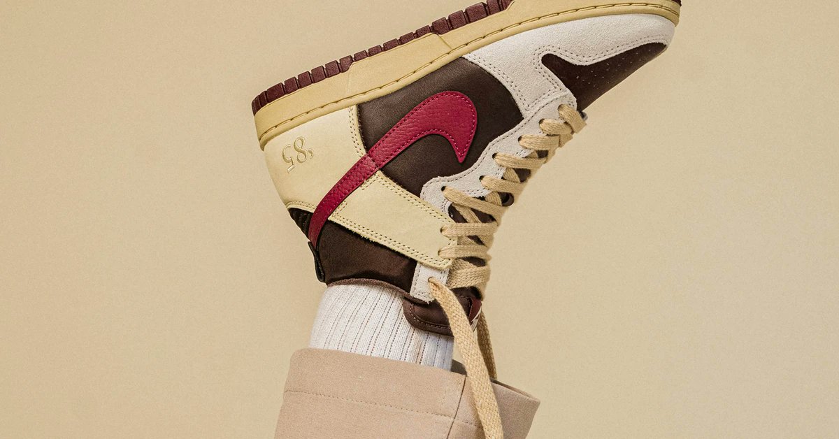 nike dunk high 1985 on feet