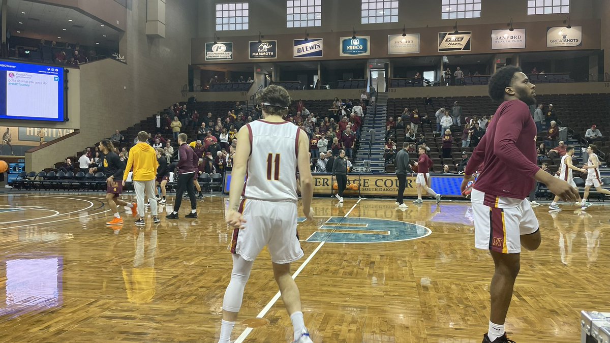 Top two offenses in the <a href="/NorthernSunConf/">NSIC</a> square off in the men’s semifinals at 4:30 on <a href="/MidcoSports/">Midco Sports</a>! 🏀📺📱🎙️

<a href="/UMDBulldogMBB/">UMD Men's Basketball</a> vs. <a href="/nsuwolves_mbb/">Northern State Men’s Basketball</a> 🐶 🐺 

It’ll be me, <a href="/JDLittleGuy/">Jordan Dalton</a>, and @DWallaceMidco on your screens and in your ears!