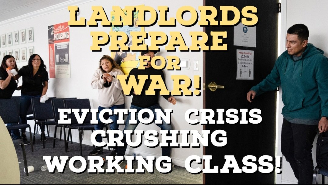 EntMillennials's tweet photo. New episode coming soon!
"LANDLORDS PREPARE FOR WAR! Eviction Crisis Crushing Working Class!"
Discussing record eviction rates, militarized police ousting renters, and a #landlord self defense course aimed at kicking out tenants.
Patreon early access March 1st!
#endevictions https://t.co/y43Q5ITGyX