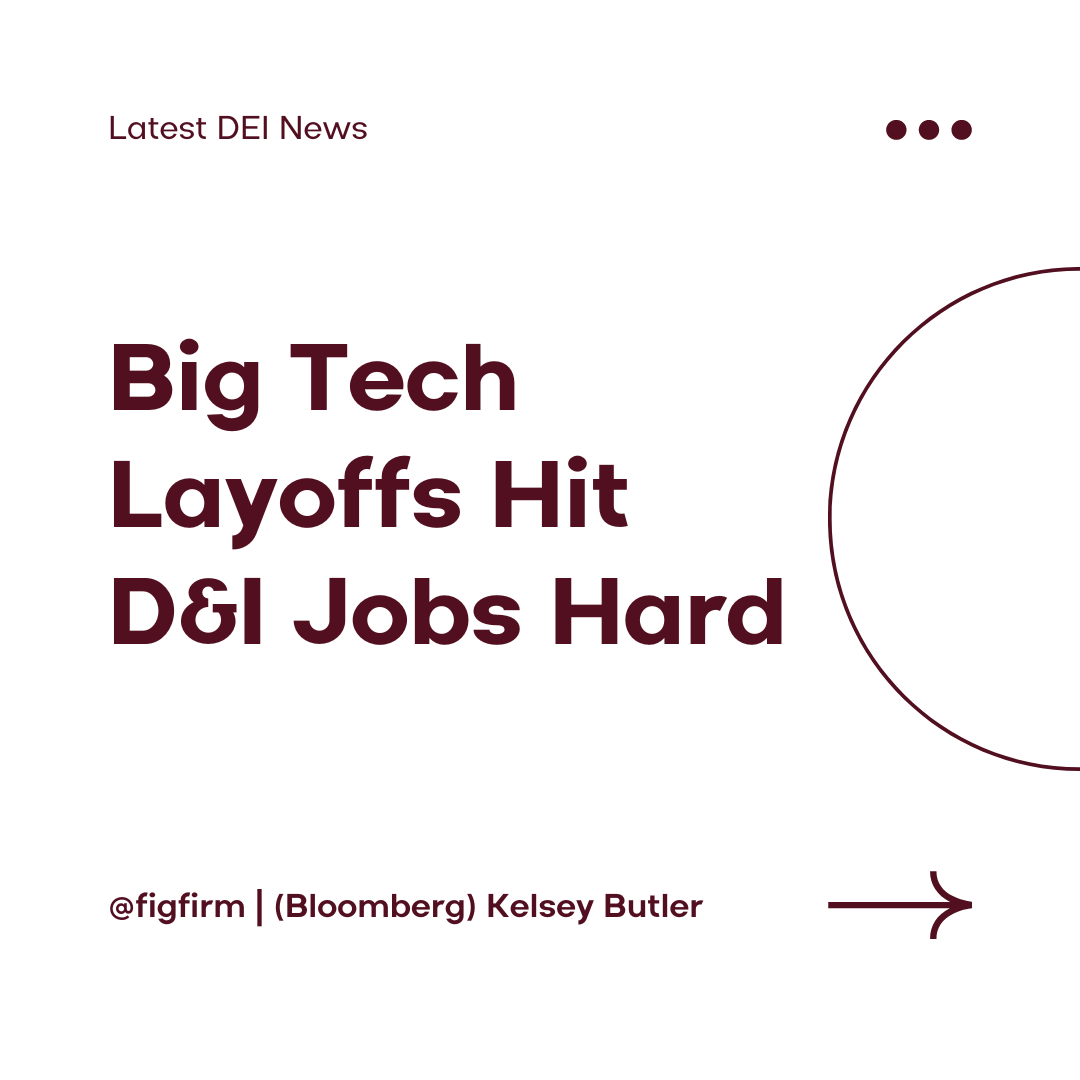 figfirm's tweet photo. 🚨 Tech Layoffs affect D&amp;I Hard 🚨 https://t.co/9MCoxz6f6A