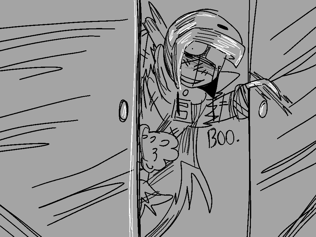 katsecondacc1's tweet photo. Boo. #climberau #lawsoftalos #villain #AU https://t.co/C4psPCvx5y