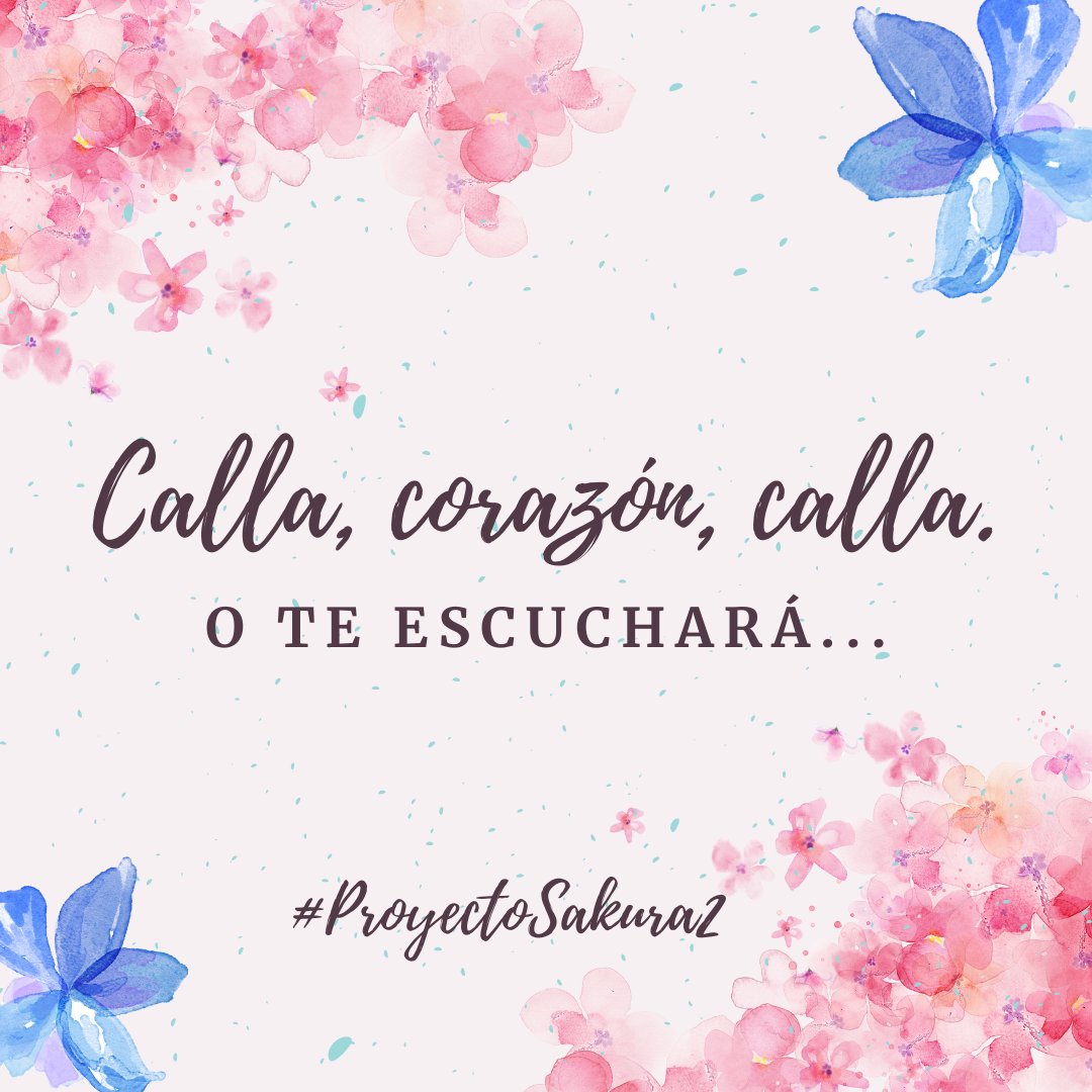 _BelenTrueba's tweet photo. «Calla, corazón, calla. O te escuchará...»
#ProyectoSakura2 🌸 https://t.co/OWZDHQfcNm