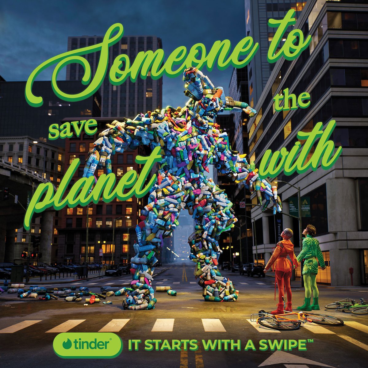 Spoke with <a href="/Tinder/">Tinder</a> <a href="/MelissaHobleyNY/">Melissa Hobley</a> and <a href="/mischief_usa/">Mischief @ NFA</a> about their fun and surreal new global campaign: bit.ly/3EKm63U