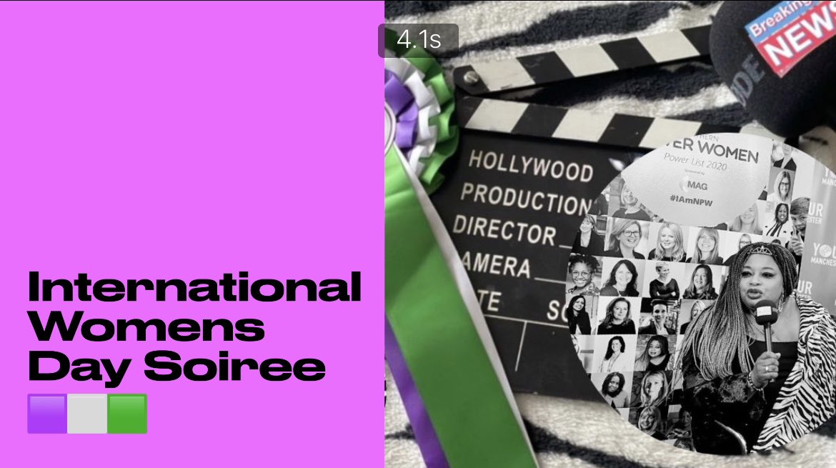 ZebraPartnrship's tweet photo. The fab 💖#Sumayyah Director of #CreativeSocietyManchester will join
#TheWhiteheadFilesLIVE 🎙
International Womens Day Soiree
🟪⬜️🟩
Women in #creativeindustries
📍 8 March 2023 ⏰ 6-8pm
Tickets & guest details:
https://t.co/N0Zzjx8SA8
#painting #Literature 📚 #knowledgesharing https://t.co/OtBntg1tJl