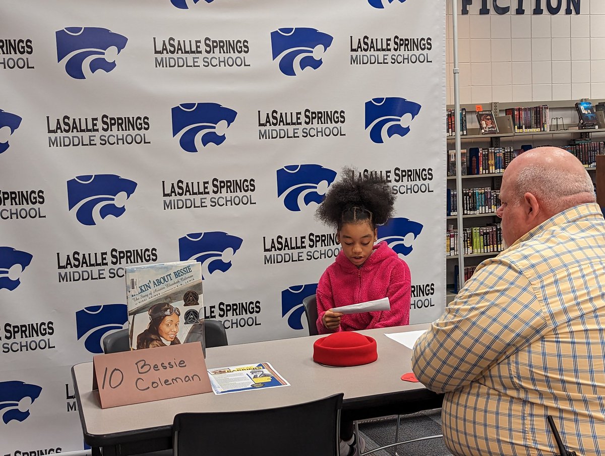 LSMSlibrary's tweet image. Outstanding work presented today!  Thank you students who participated in the Live Wax Museum today!