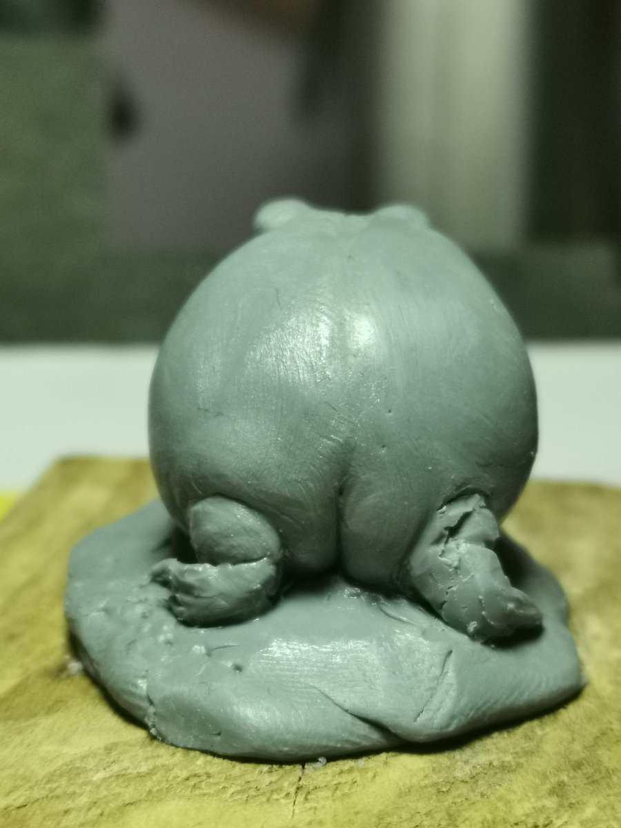 TZUCHILEE2's tweet photo. 散疣短頭蛙（饅頭蛙）WIP 
#Breviceps adspersus#
# 散疣短頭蛙#
# 饅頭蛙＃
＃雕塑＃
#sculpture# https://t.co/X7vruxQWEn