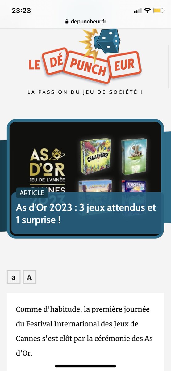 bgcollectionapp's tweet photo. Retrouvez les actualités de @ledepuncheur  dans l'application mobile de gestion de ludothèque https://t.co/h2L2QCUjT0
#j2s #jeudesociete #boardgame #bgg #boardgamesgeek https://t.co/zAQOTO7JhN