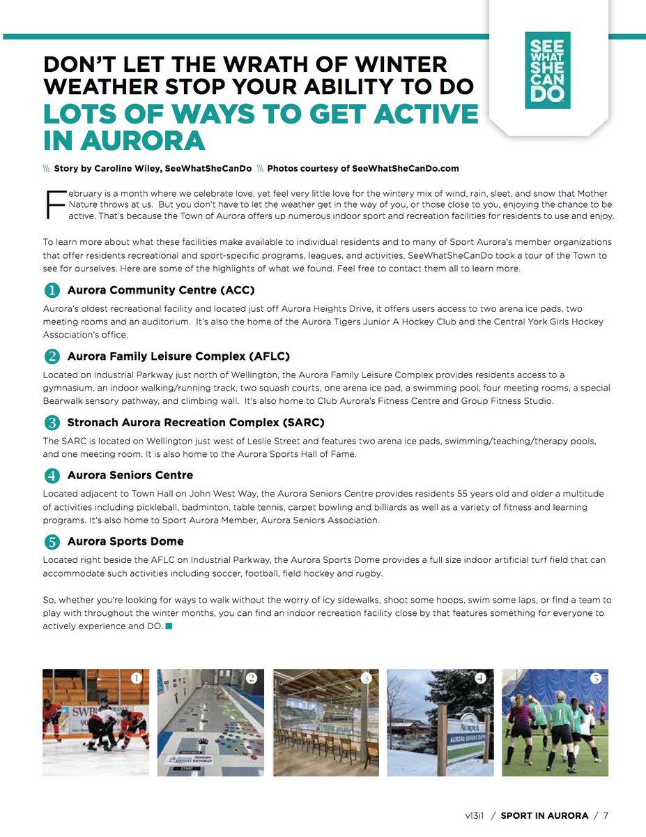 SeeWhatSheCanDo's tweet photo. Enjoy @SportAurora 's 1st 2023 issue of #SportInAurora Mag (link in bio) featuring #LocalSport stories from #SWSCD, @CYGHAOfficial , @AuroraBarbs, @standrews1899  &amp; more.  #SeeWhatSheCanDo #BeCelebrated #GetInspired #KeepActive #SupportLocalSport #SupportLocalBiz #CommunityCounts https://t.co/ZBbHHVtUWF