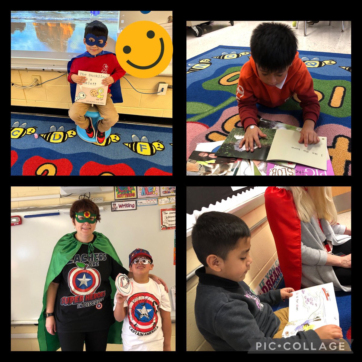 Superheroes are also super readers! <a href="/rbpsEAGLES/">Red Bank Primary</a>