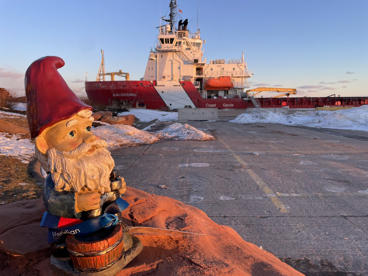 ICEBREAKER TIME: A little sunset pic with <a href="/CoastGuardCAN/">Canadian Coast Guard</a> Jean Goodwill in #Charlottetown after visiting <a href="/canadagames/">Canada Games | Jeux du Canada</a> venues and watching @team_equipenb women’s hockey <a href="/2023CanadaGames/">2023 Jeux du Canada Games</a> action. #SportNB #CanadaGames #TeamEquipeNB #lifeofagnome #PEI