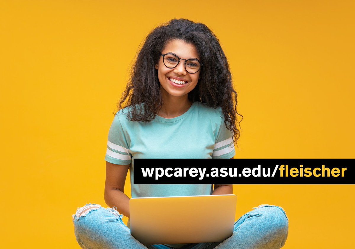 Know any Arizona high school sophomores and juniors? Tell them to apply to #FleischerScholars, a free summer program where they can get a free laptop, college credit, dive into entrepreneurship, and discover careers in business.
Deadline: 3/1/23 
wpcarey.asu.edu/fleischer