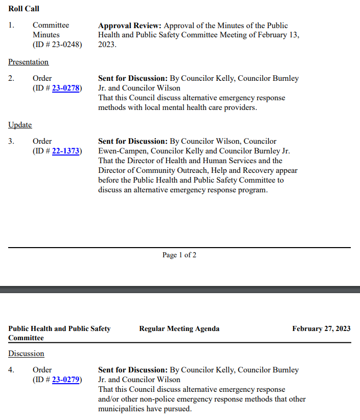 Hello #somerpoli. I will be live tweeting the Public Health and Public Safety Committee Meeting which will be starting at 6PM. Agenda is entirely on Alternative Emergency Response models. 

You can join with the link here attendee.gotowebinar.com/register/58089…

1/