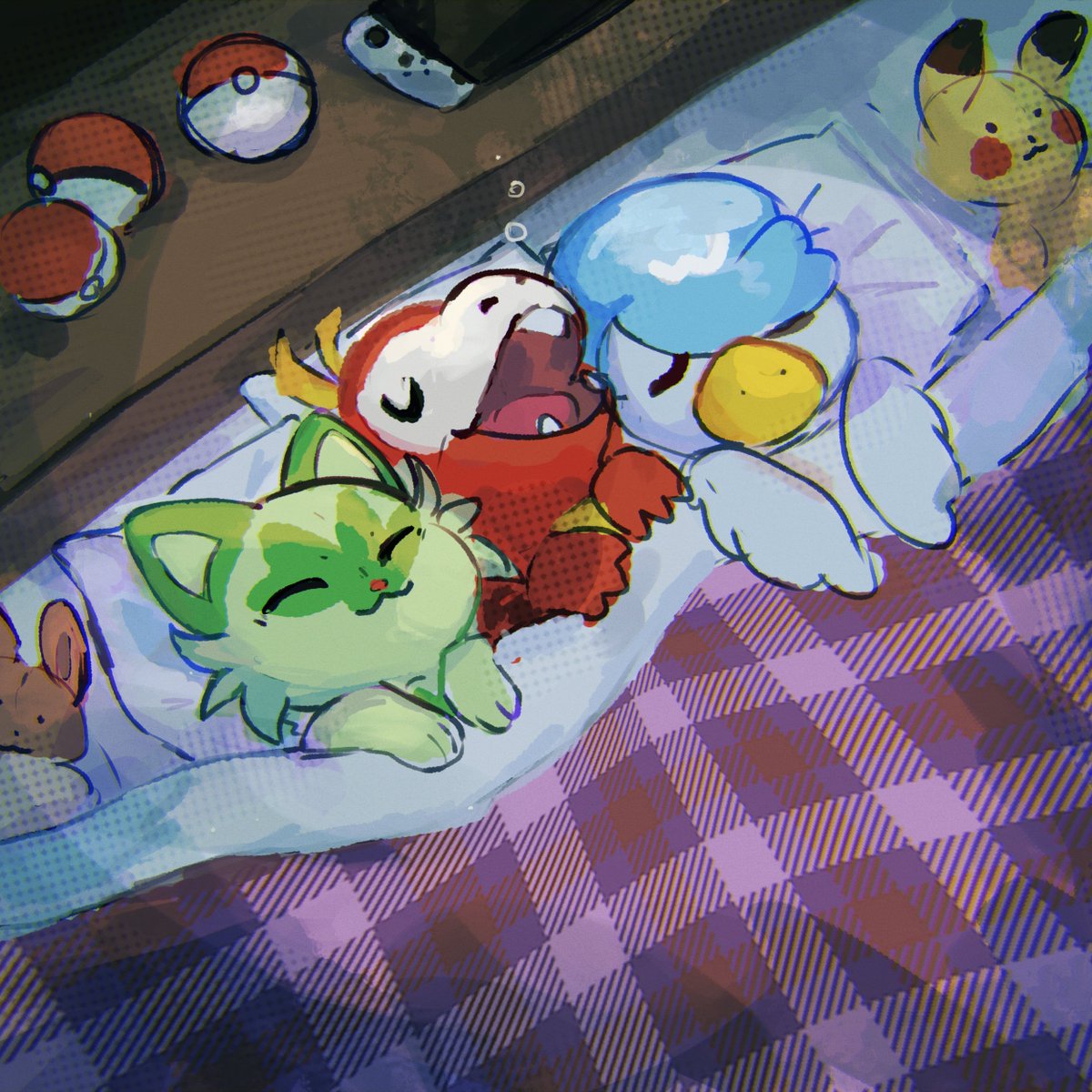 rookruff's tweet photo. heres also more polished art for #PokemonDay hehe https://t.co/FEzAndt8pX