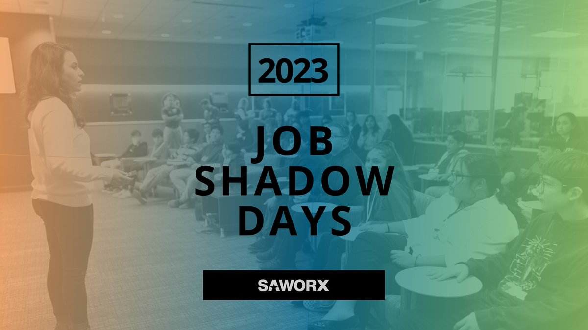 Job Shadow 2023: Showing students what’s possible for a greater future! 

Companies throughout the  San Antonio region will be hosting students this week to offer a first hand look at what it is like to work in the career field of their choice.
hubs.li/Q01DzxC-0