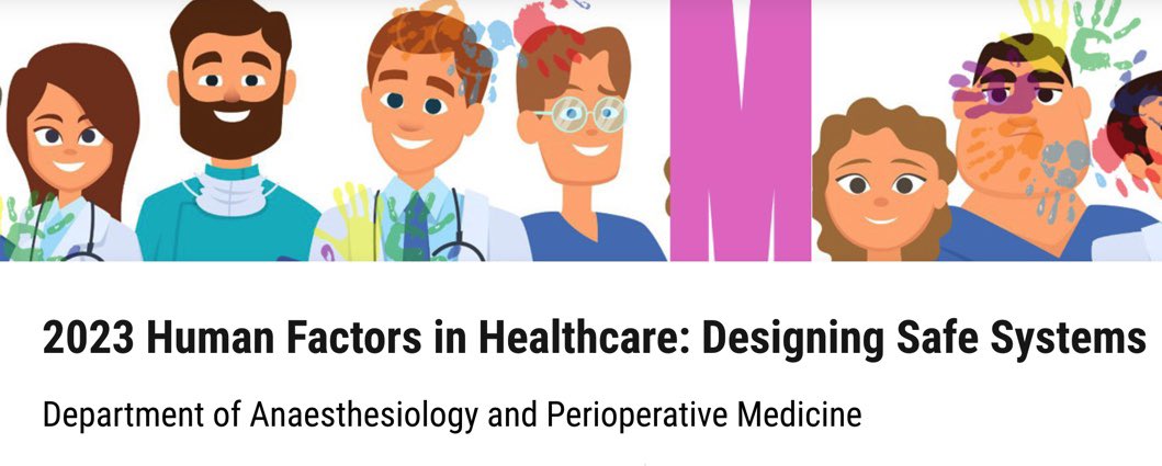 monashperiopmed's tweet photo. Registrations closing soon for our totally redesigned Human Factors in Healthcare Short Course - Designing Safe Systems. Suitable for anyone interested in #humanfactors, healthcare and #patientsafety
@AlfredHealth @ANZCA @precordialthump @hypoxicchicken 

https://t.co/2qtPOQXlVD https://t.co/hm97ZxprhU