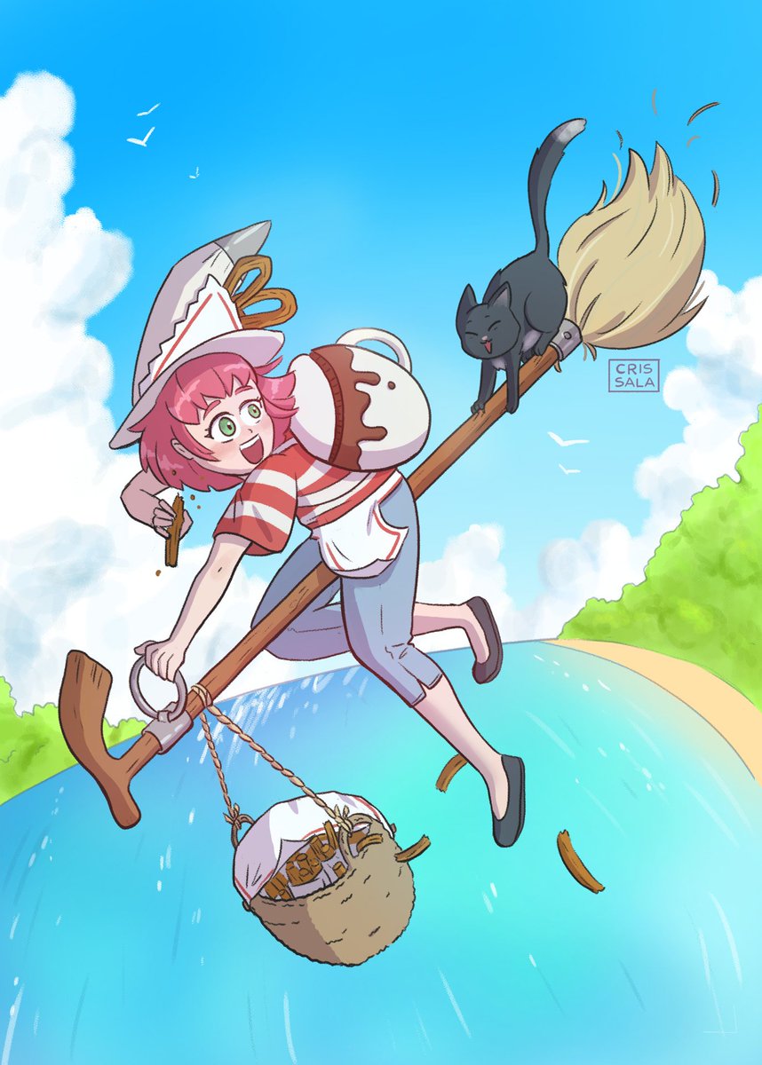 My entry for #mikawitchcontest by <a href="/chibigstudio/">Chibig | Elusive & Bel's Fanfare</a> ✨ I can't wait to play the game!