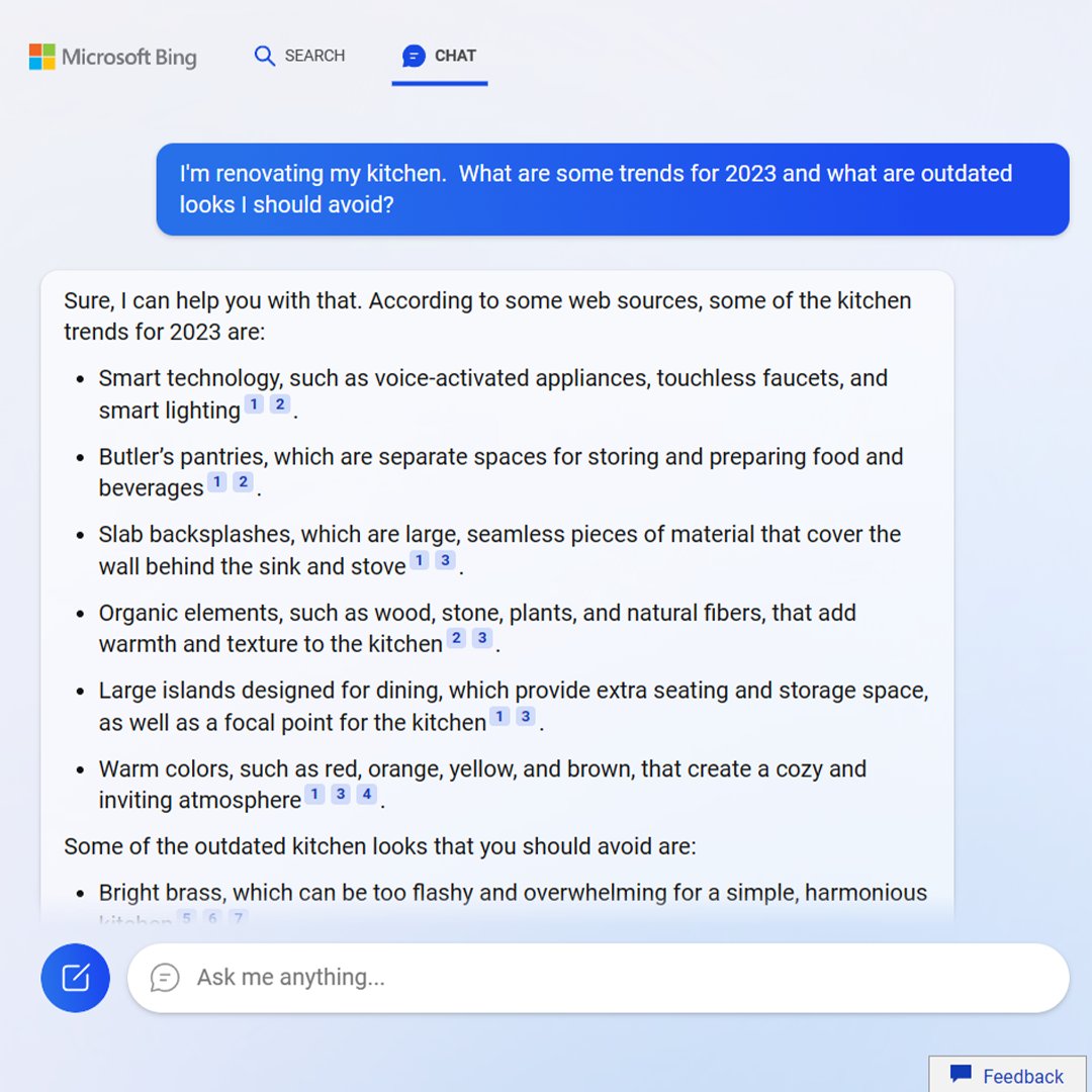 Bing on Twitter: "The new Bing will get you cooking in the kitchen of