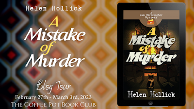 Have a look at A Mistake of Murder by Helen Hollick 

candlelightreadinguk.blogspot.com/2023/02/have-l…

#CosyMystery #MurderMysterySeries #BlogTour #TheCoffeePotBookClub 

@HelenHollick @cathiedunn