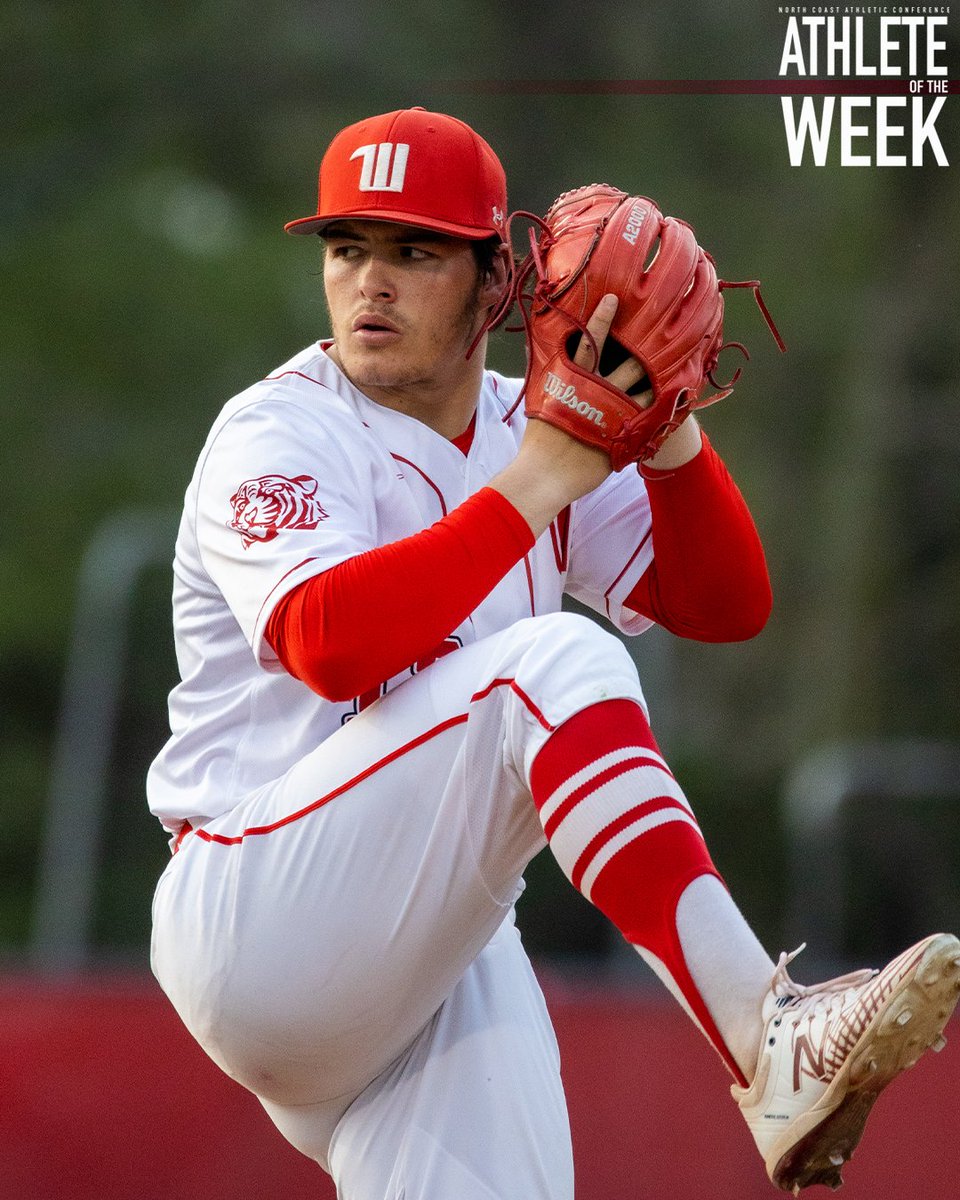 Baseball claims their first <a href="/NCAC/">NCAC</a> Athlete of the Week, with Michael Osmond receiving the honor! #TigerUp