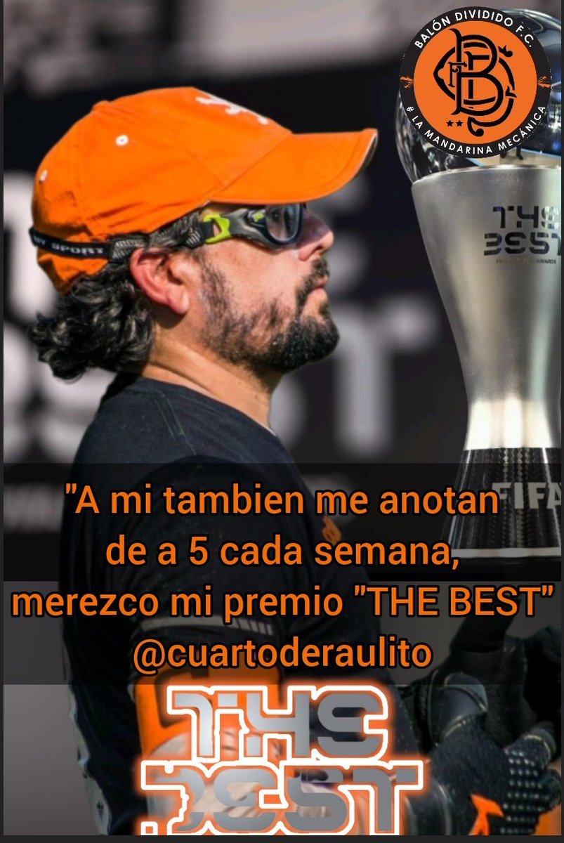 Balon Dividido (@balondivididofc) on Twitter photo Si el Dibu si por que nuestro capi no? 🍊
#BalonDivididoFC #LaMandarinaMecanica
#FIFATheBest #dibumartinez
<a href="/FIFAWorldCup/">FIFA World Cup</a> <a href="/Emilianomartinz/">El Jiju Martinez</a> Si el Dibu si por que nuestro capi no? 🍊
#BalonDivididoFC #LaMandarinaMecanica
#FIFATheBest #dibumartinez
<a href="/FIFAWorldCup/">FIFA World Cup</a> <a href="/Emilianomartinz/">El Jiju Martinez</a>