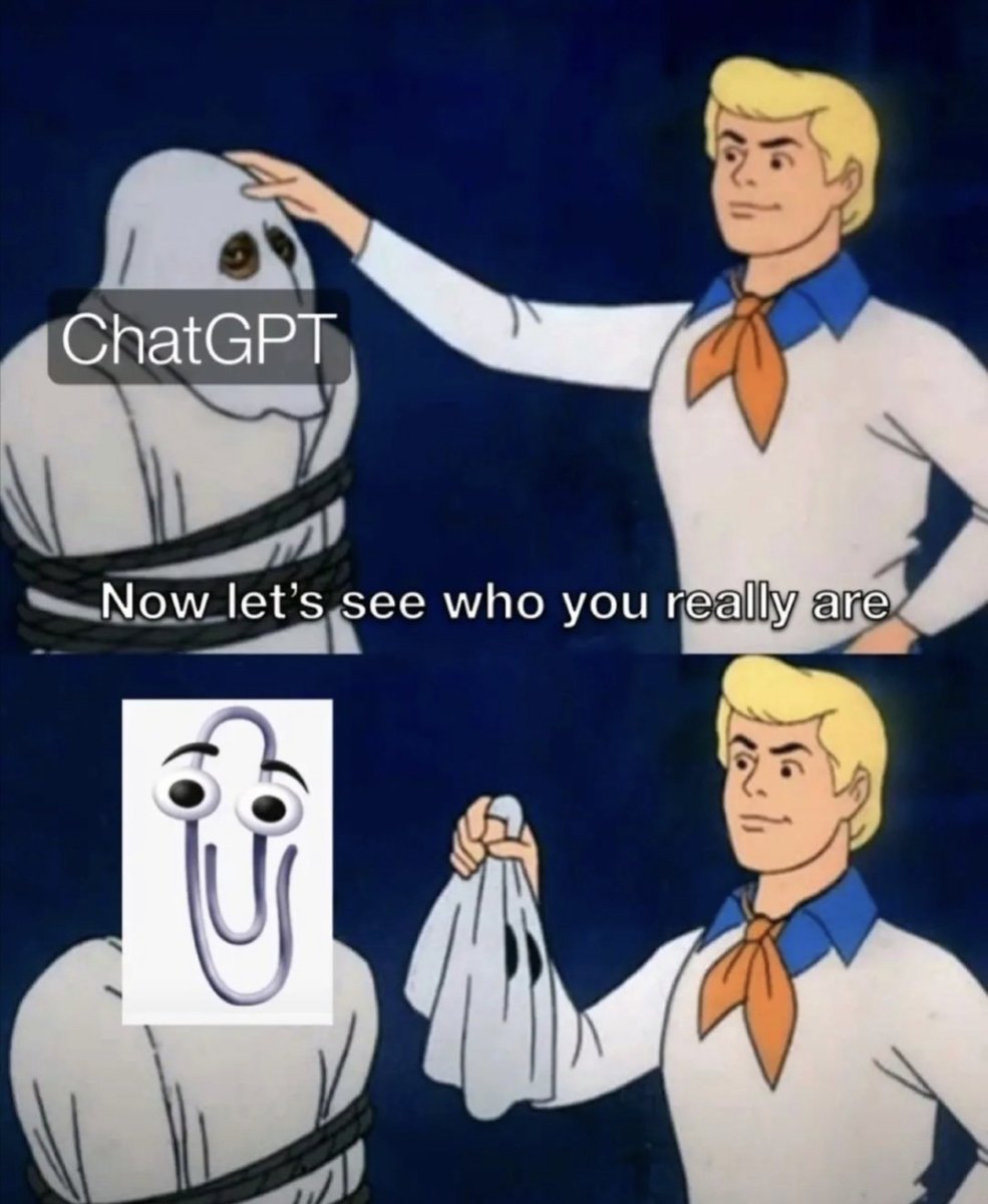 The rise of the paperclip.