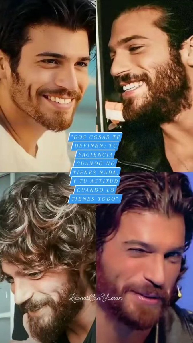 "Dos cosas te definen: tu paciencia cuando no tienes nada, y tu actitud cuando lo tienes todo".

#CanYaman