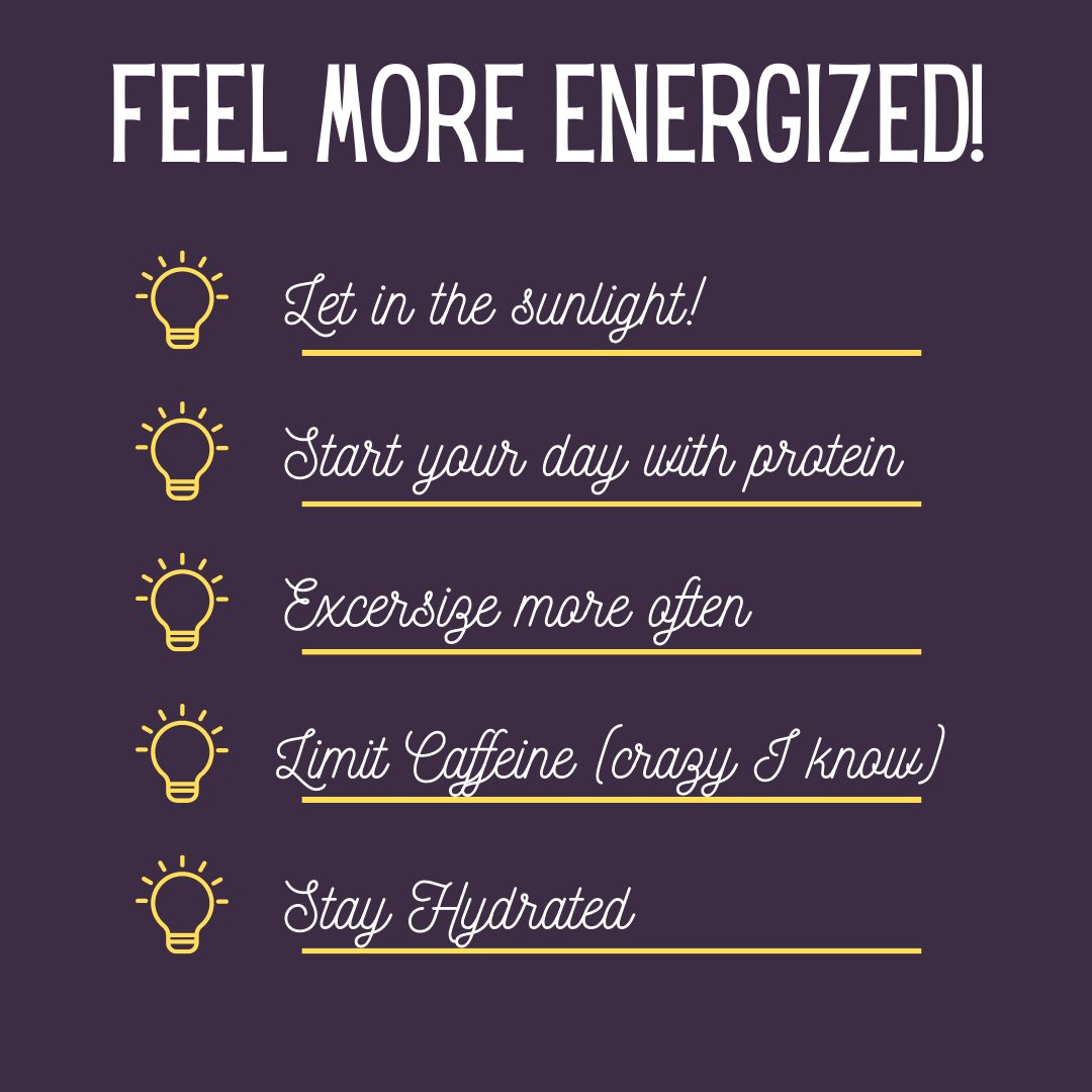 shortcutshari's tweet photo. Need some ways to feel more energized throughout the day? Especially on Mondays!? Here are a few tips that might help. #motivationmonday #mondays #workdaymotivation #poweruplearning #emPOWERed #microsoft #teams #energy #healthylifestyle #tech https://t.co/0ra0it2qNU
