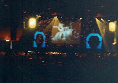 jalexan's tweet image. @ToyGalaxyDan Can't wait to see your upcoming Babylon 5 #secretgalaxy! I thought you might enjoy this (scanned, from physical, blurry) photograph  of Babylon 5 key art featured at a Star Trek convention held in Pasadena (a Creation event?) circa '93 or '94. Those were the days!