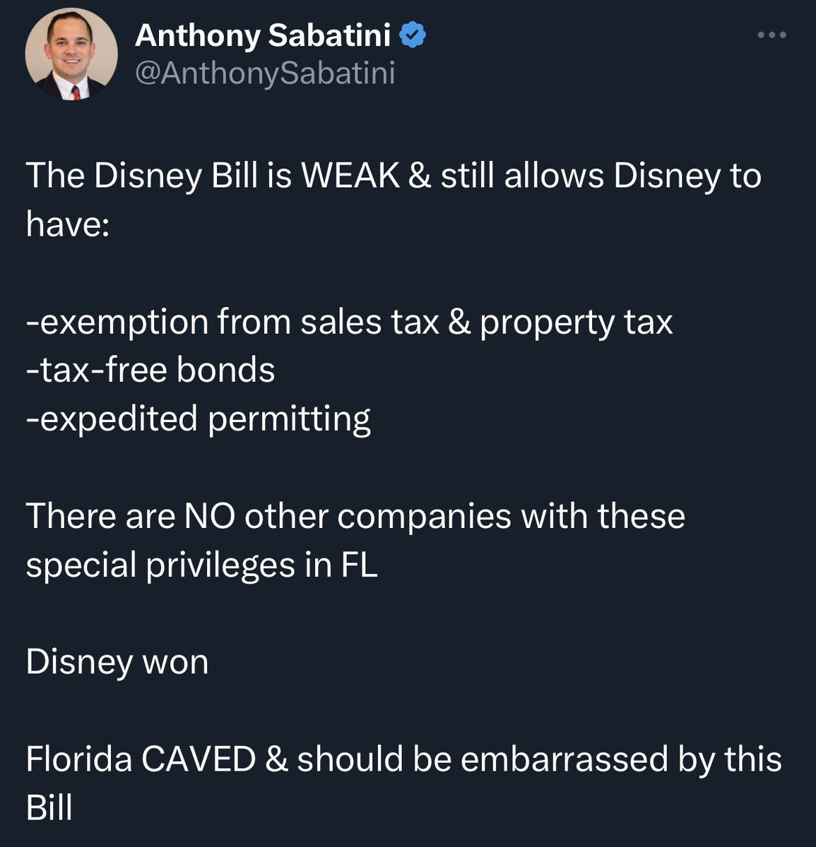 RonFilipkowski's tweet photo. Minnie Mouse defeats Desantis.
Desantis declares victory. https://t.co/RSt3UHuXeF