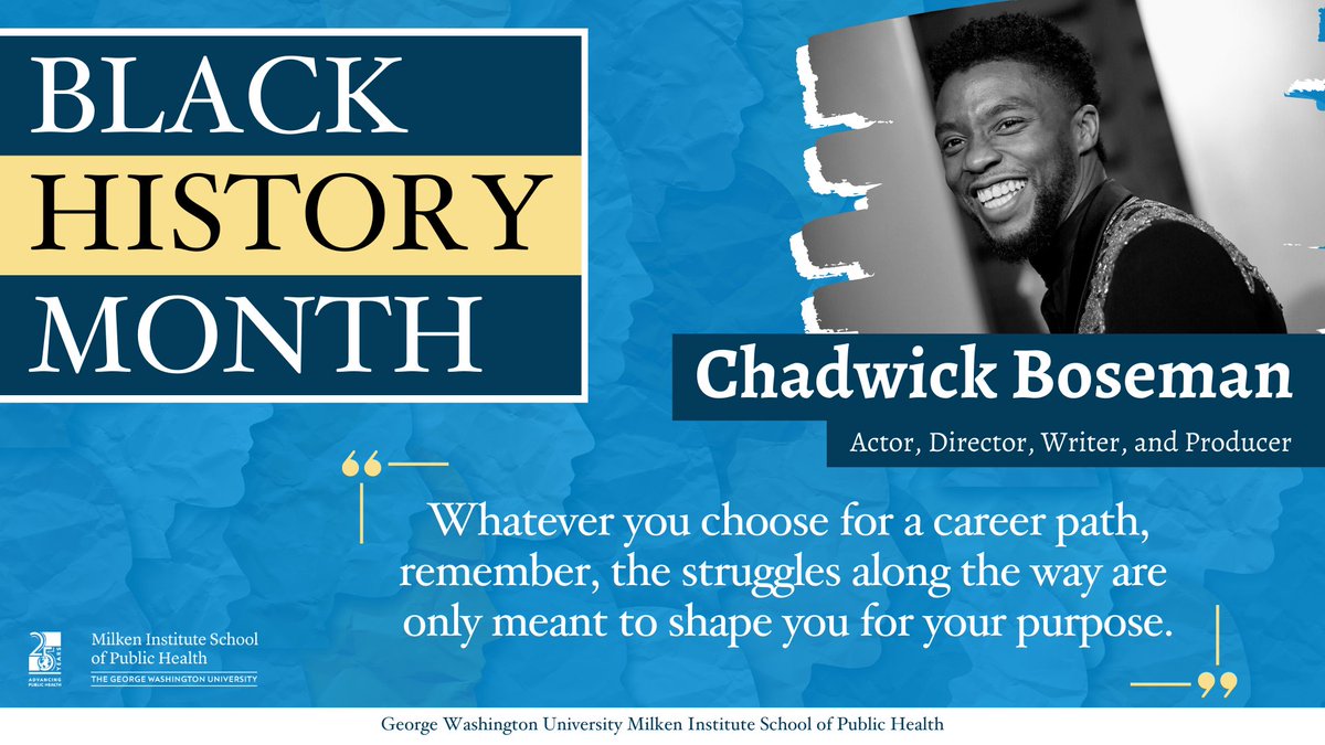 As we celebrate Black History Month, we remember the late Chadwick Boseman and his inspiring words: 