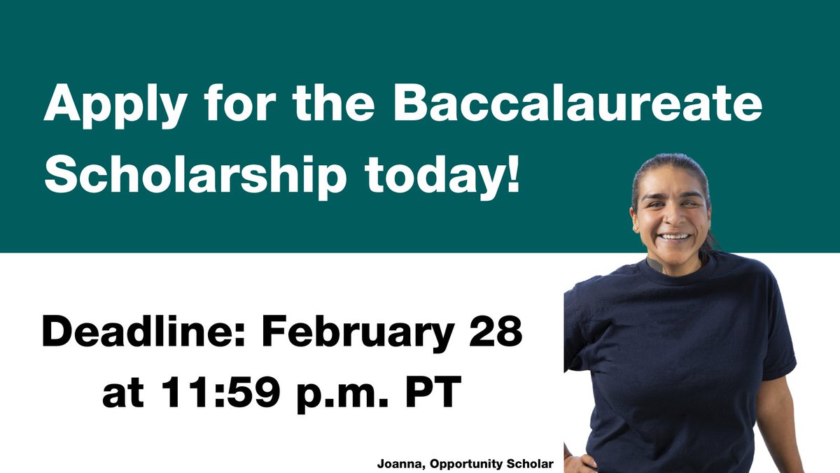 Applications from high school seniors are at a historic low, with less than 48 hours before the application closes. Apps due Feb. 28th!  Apply here: waopportunityscholarship.org