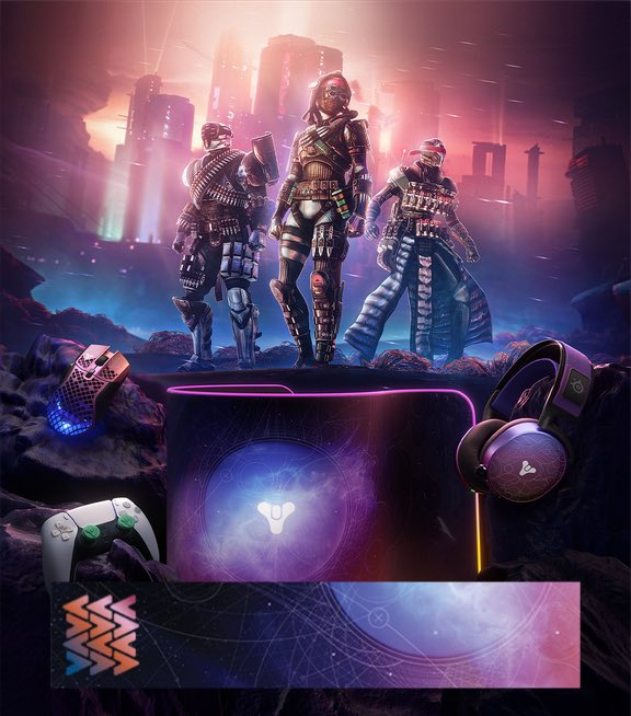 Giving away a Luminescent Precision emblem, exclusive to the <a href="/SteelSeries/">SteelSeries</a> line of Lightfall products 

To enter the giveaway simply Like + Retweet + follow <a href="/DFPsheikh/">DFP</a> 

Will announce the winner under this tweet so keep your eyes peeled #Lightfall #Destiny2