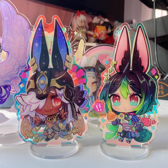 NEW STANDEES ARE HERE!!! Gonna have these at ECCC and on the store!#mdzs #wangxian #Genshin 