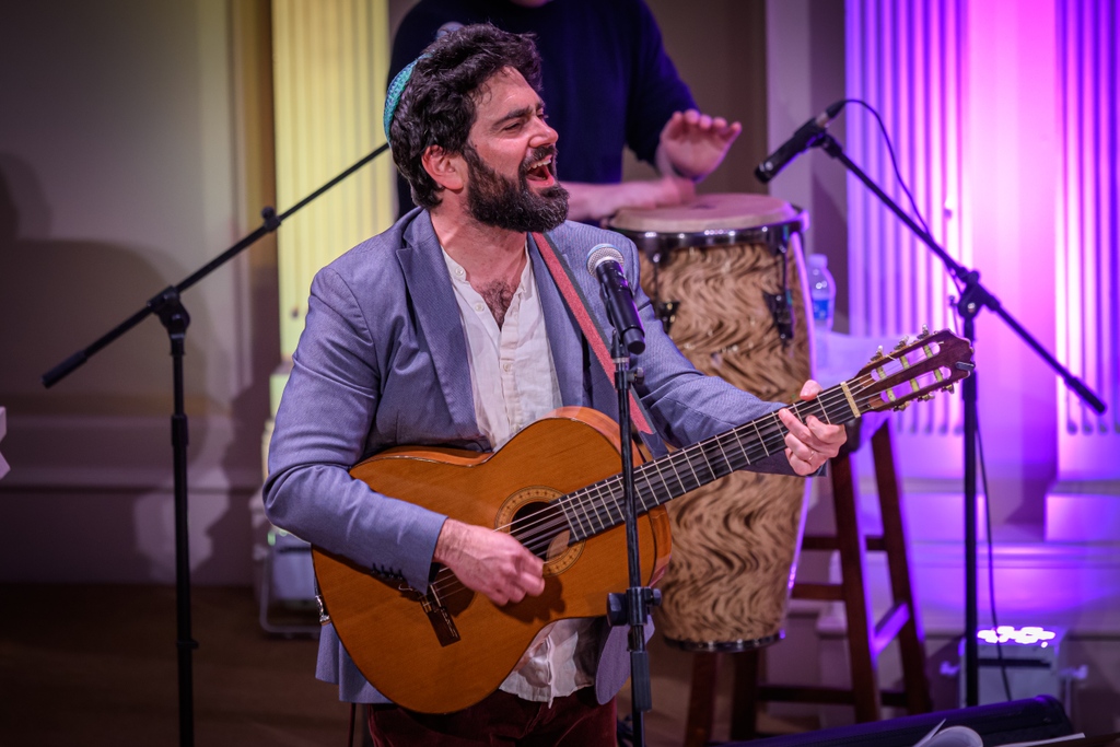 This past Friday, we brought NOLA to Chinatown at our annual Mardi Gras Shabbat with @DupontBrass. If you missed the service, catch it here: fb.watch/iYRuy8SHGP/ Photos: @aristraussphoto