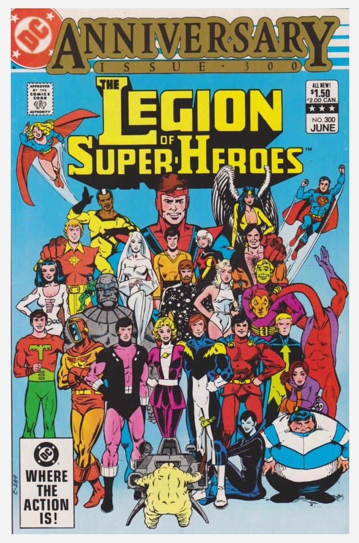 It's the 65th anniversary of #AdventureComics #247 cover dated Apr. 1958 in which Superboy first encountered  #LegionOfSuperHeroes. Still to this day, this version of the team is my favorite super group. Long Live The Legion.